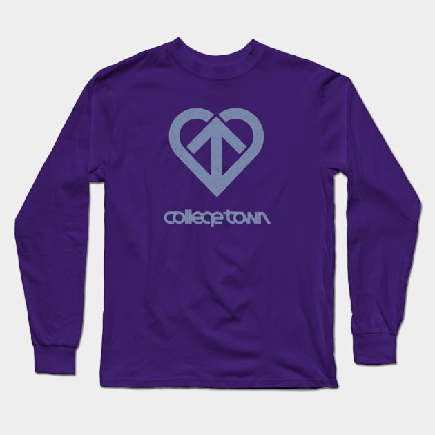 College Town Long Sleeve T-Shirt by Turboglyde